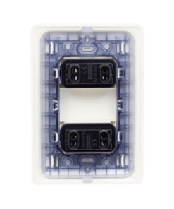 Westor BM1202 Opalux Tomacorriente Universal Doble Dado 2 Polos BM1202 OPALUX