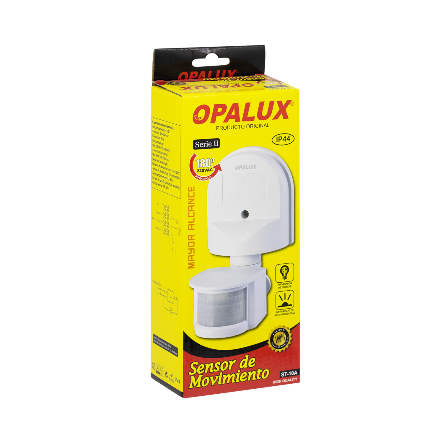ST-10A_2 Westor ST-10A Opalux Sensor de Movimiento 180° ST-10A OPALUX