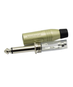 Westor ACPM-GN AMPHENOL Plug Mono 1/4" 6.35mm Satinado ACPM-GN AMPHENOL