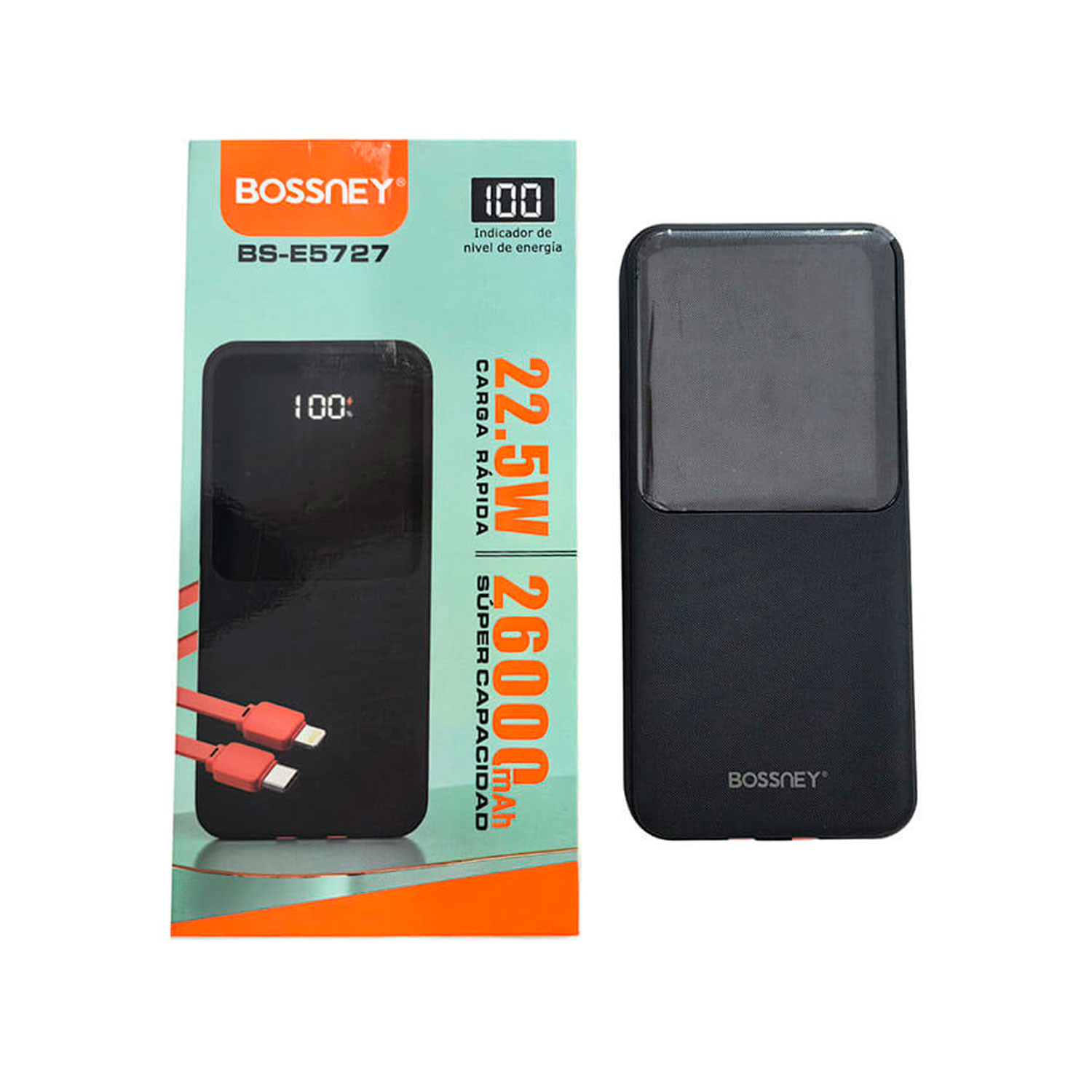 BS-E5727 Westor BS-E5727 Bossney Batería Portátil 26000 mAh BS-E5727 BOSSNEY