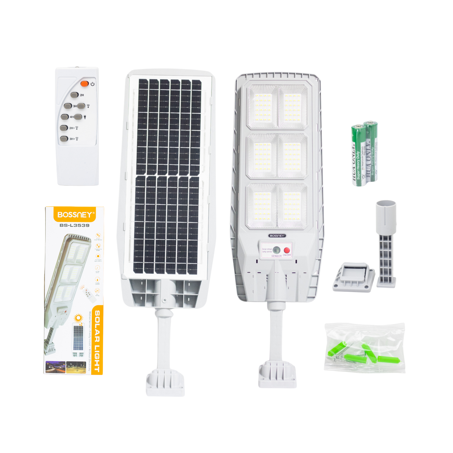 BS-L3539 1 Westor BS-L3539 Bossney Lámpara Solar Con Control 300W BS-L3539 BOSSNEY
