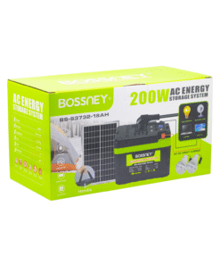 Westor BS-S3732-18AH Bossney Sistema de Energia LED Kit c/ Panel Solar BS-S3732-18AH BOSSNEY