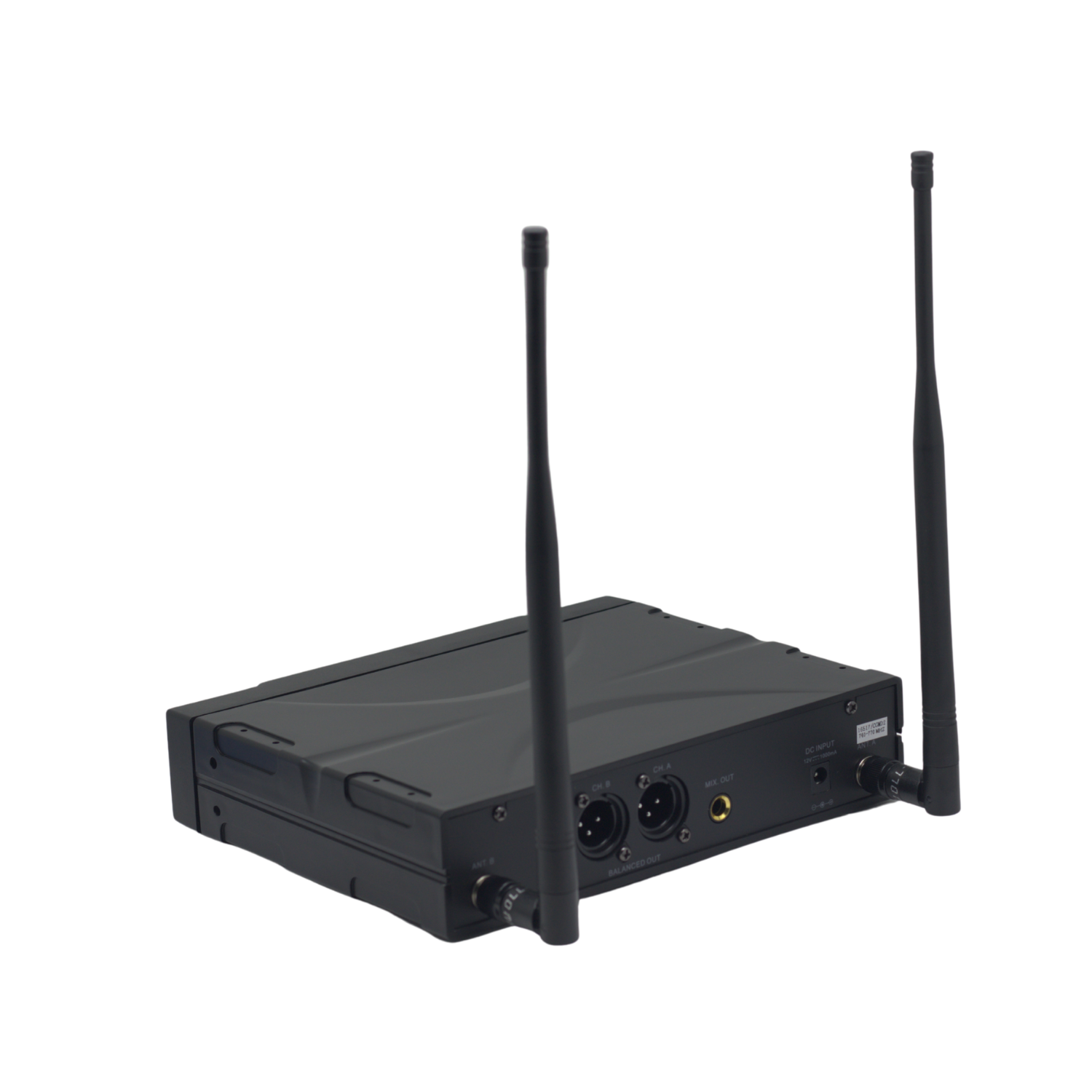 BT-M8822 4 Westor BT-M8822 Batblack Micrófono Profesional Inalámbrico UHF Doble Bt-M8822 BATBLACK