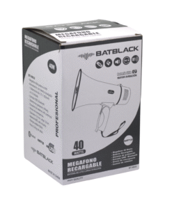 Westor BT-XB32 Batblack Megáfono Recargable/Pila 40W BT-XB32 BATBLACK