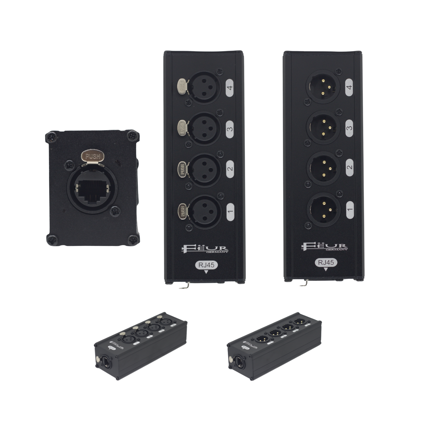 FU-SL2 1 Westor FU-SL2 FEUR Extensor De Red Múltiple De 4 Canales Y 3 Pines FU-SL2 FEUR