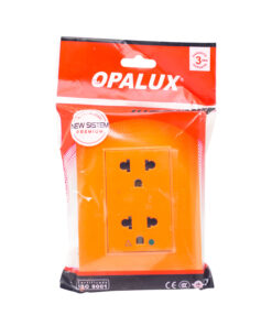 Westor KF6208TR.ORG Opalux Tomacorriente Doble Universal + Tierra KF6208TR.ORG OPALUX