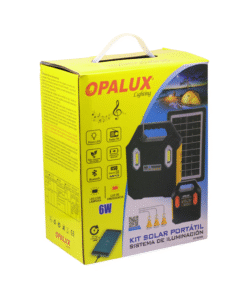 Westor OP-9028B Opalux Kit Solar Portátil C/ Linterna 6W OP-9028B OPALUX