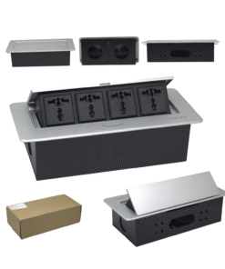 Tomacorriente Para Mueble 4 Tomas Universales OP-UTS4SL OPALUX