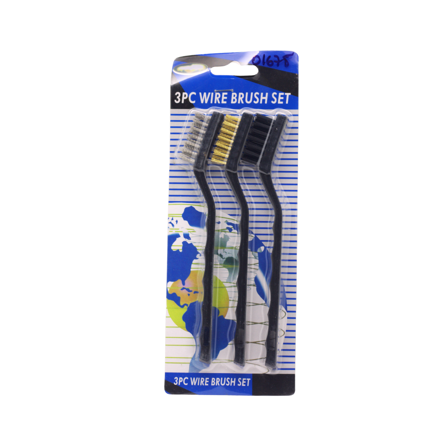 01675 5 Westor 01675 Genérico Set 3 Cepillos de Alambre 01675