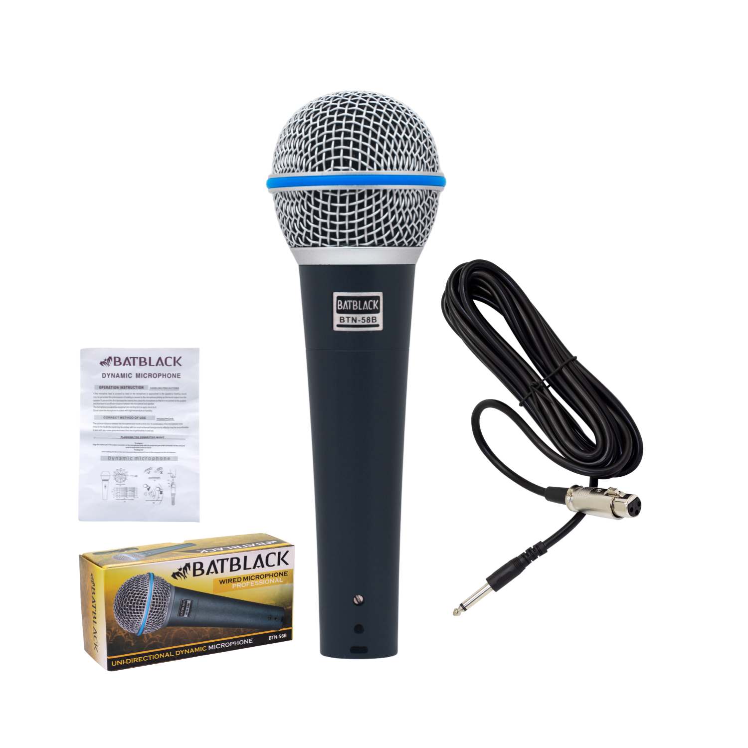 BTN-58B 1 Westor BTN-58B Batblack Micrófono Alámbrico BTN-58B BATBLACK