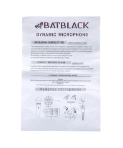 Micrófono Alámbrico BTN-58B BATBLACK 5 Westor BTN-58B Batblack Micrófono Alámbrico BTN-58B BATBLACK