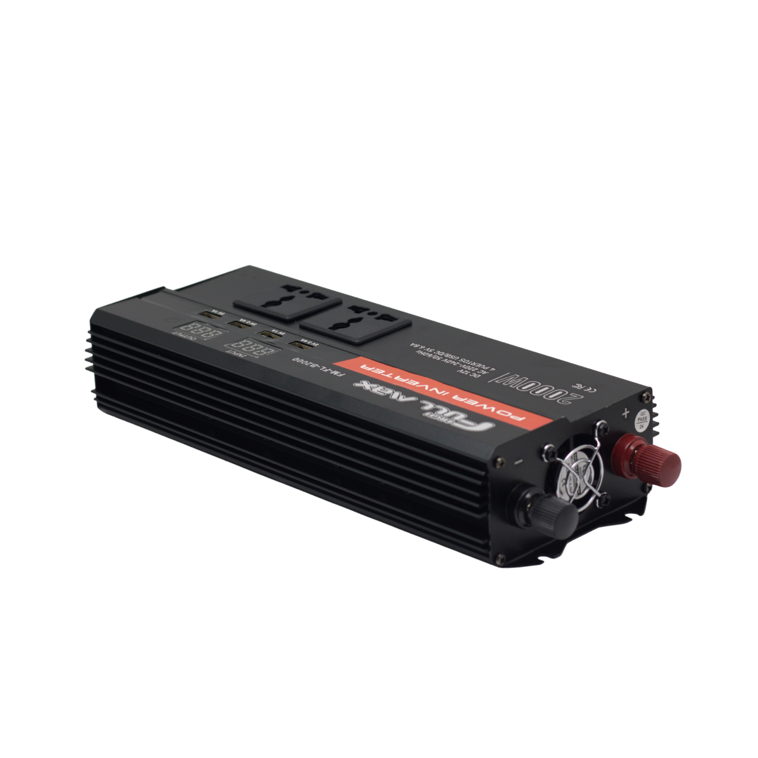 FM-FL-B2000 4 Westor FM-FL-B2000 High Full Max Inversor de Onda Modificada 2000W con 4 Puertos USB 5VDC 6.8A FM-FL-B2000 HIGH FULL MAX
