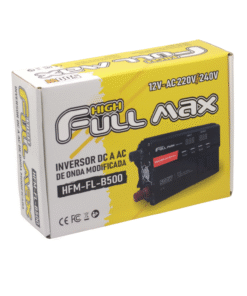 Westor HFM-FL-B500 High Full Max Inversor DC a AC de Onda Modificada 500W USB/5VDC 6.8A HFM-FL-B500 HIGH FULL MAX