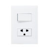 Westor KF2201-3 Interruptor y Tomacorriente Universal KF2215 OPALUX