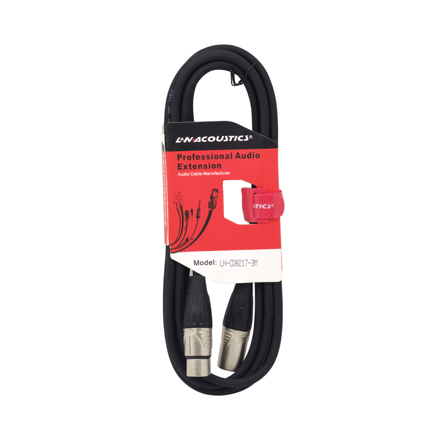 LN-CD8217-3M 4 Westor LN-CD8217-3M L&N-ACOUSTICS Cable Plug XLR (BK/SL) a Jack XLR (BK/SL) 3M LN-CD8217-3M L&N-ACOUSTICS