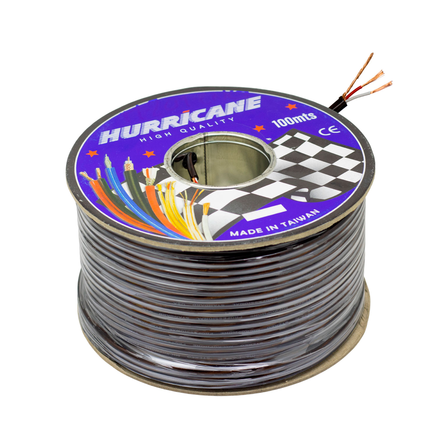 M-2CM-CNG-2 Westor M-2CM-CNG Hurricane Cable Micrófono Estéreo 4mm 100m Clear Negro M-2CM-CNG HURRICANE