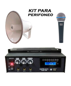Kit Amplificador + Bocina 12" + Micro MIHABA-PBT3