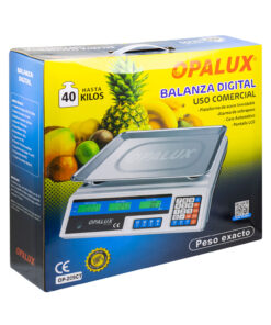 Westor OP-209CT Opalux Balanza Digital Doble Pantalla 40Kg OP-209CT OPALUX