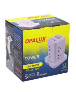 Adaptador Tipo Torre De 8 Tomas + 2 USB Tipo A + 1 Usb Tipo C OP-TW8 OPALUX 8 Westor OP-TW8 Opalux Adaptador Tipo Torre De 8 Tomas + 2 USB Tipo A + 1 Usb Tipo C OP-TW8 OPALUX