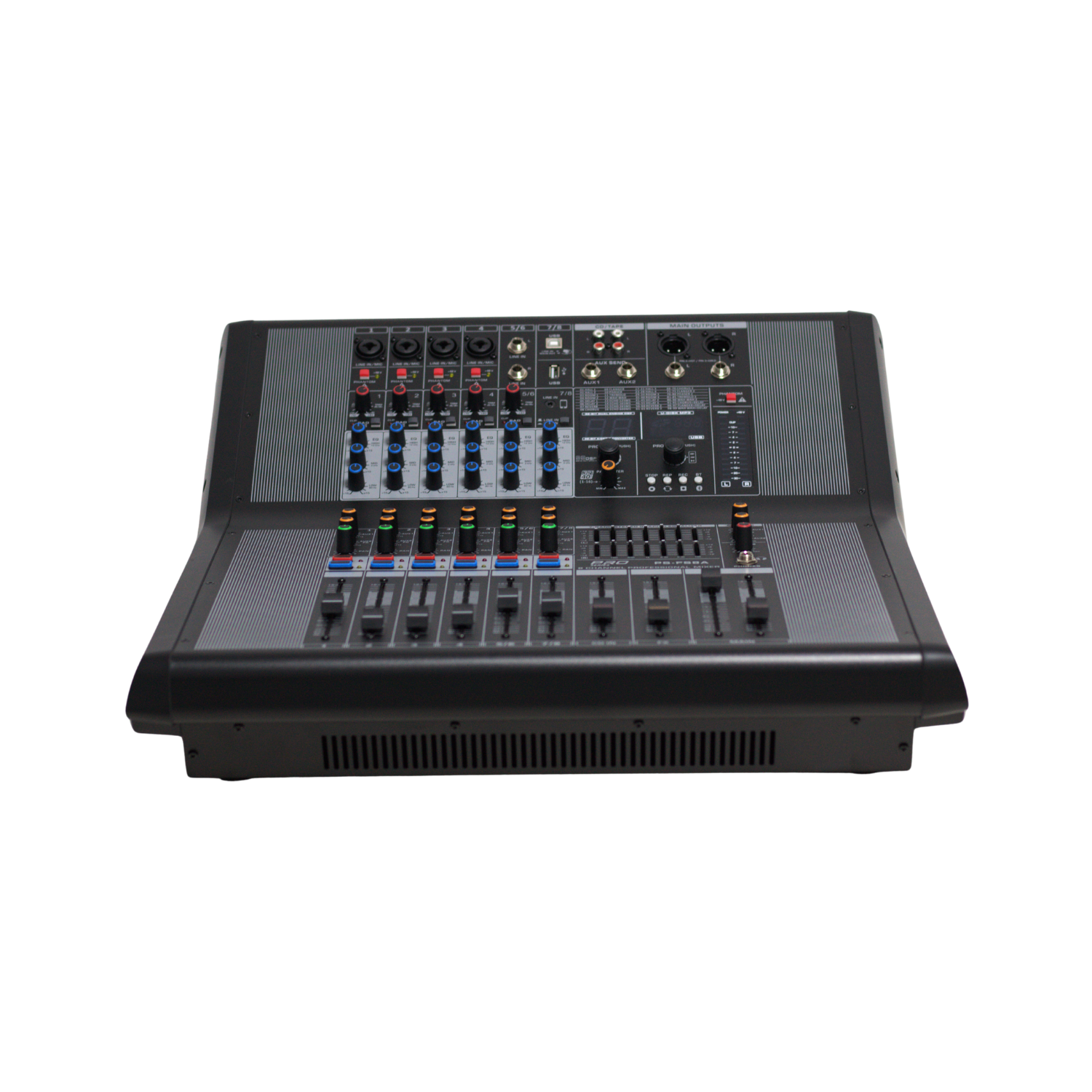 PS-FS8A 2 Westor PS-FS8A PRO SERIES Consola Profesional Amplificada de Audio 8 Canales 2000W PS-FS8A PRO SERIES