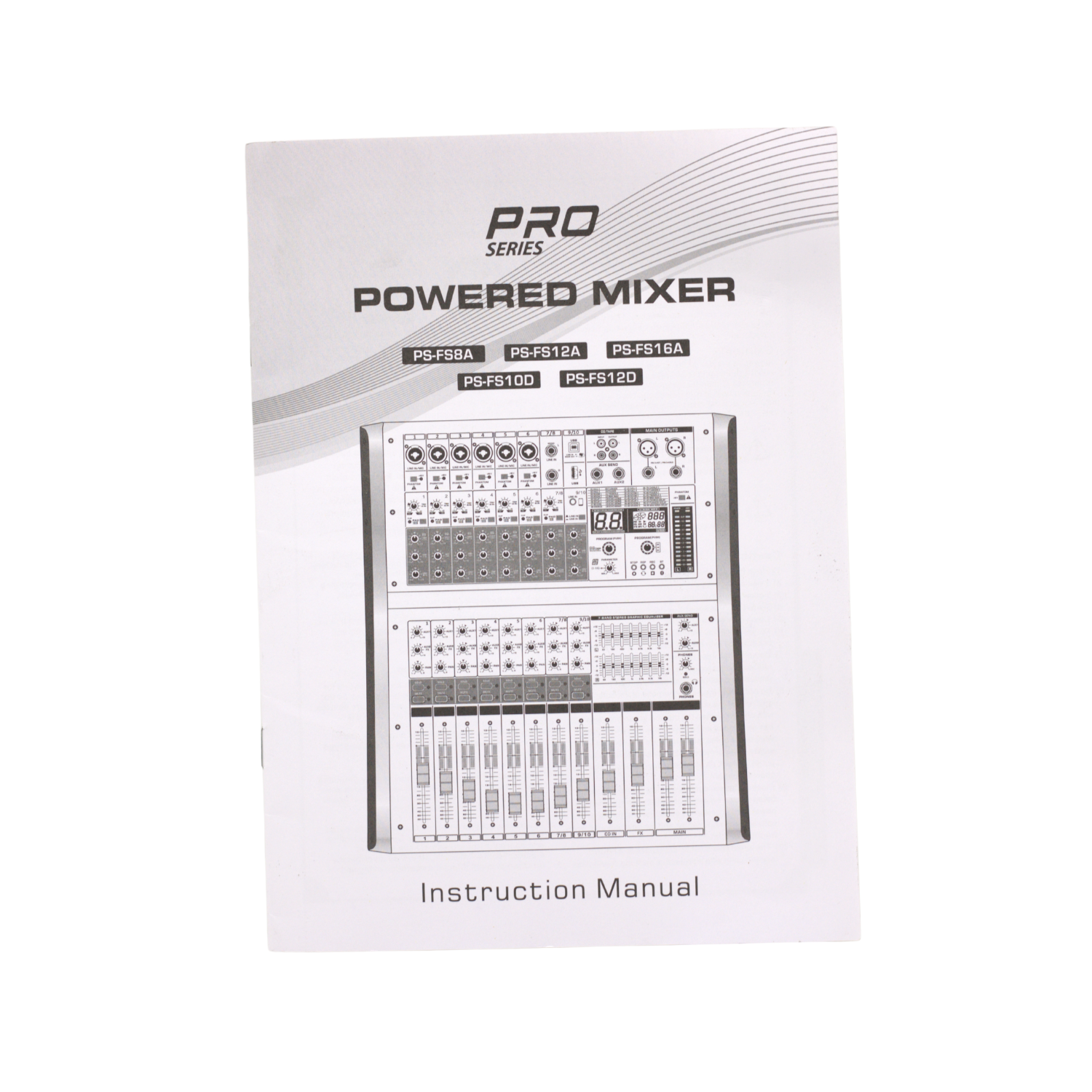 PS-FS8A 6 Westor PS-FS8A PRO SERIES Consola Profesional Amplificada de Audio 8 Canales 2000W PS-FS8A PRO SERIES