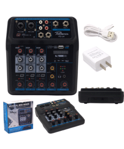 Mezcladora de 4 Canales con Interfaz a PC PZ-U4 POTTENZA