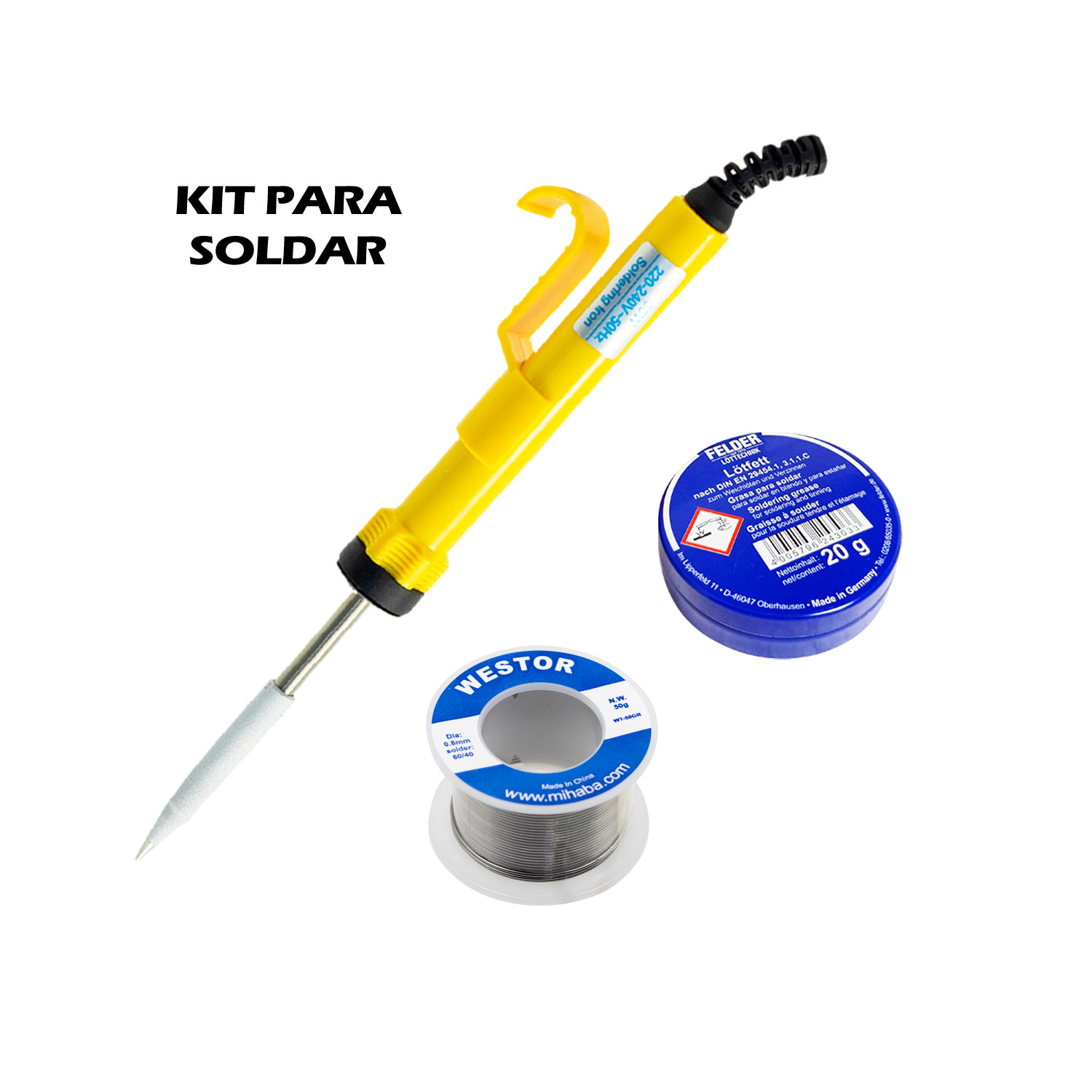 WT-2114-SKIT4 Westor WT-2114-SKIT4 Westor Kit Cautín + Pasta + Soldadura WT-2114-SKIT4 WESTOR