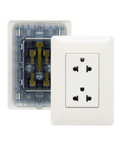 Westor BM1208TR Opalux Tomacorriente Doble Universal + Línea Tierra BM1208TR OPALUX