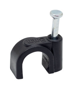 Westor CC-6308 Opalux Grapas para Cable 8mm Negro CC-6308 OPALUX x 100 Pza