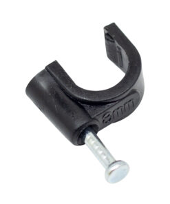 Westor CC-6308 Opalux Grapas para Cable 8mm Negro CC-6308 OPALUX x 100 Pza