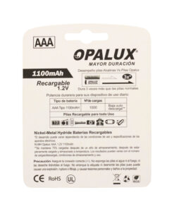 Westor DH-1100AAA Opalux Pila Recargable AAA 1100mAh (2 pilas) DH-1100AAA OPALUX