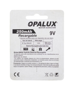 Westor DH-250-9V Opalux Batería Recargable 9V 250mah OPALUX