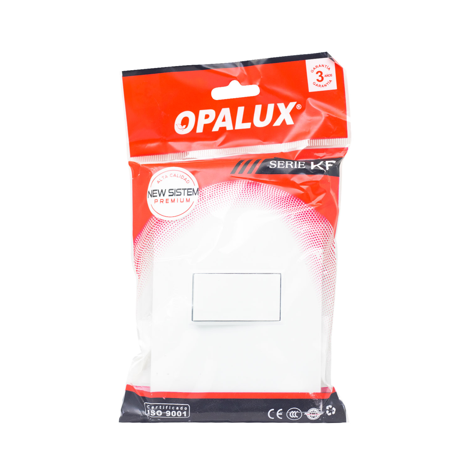 KF2101-2 Westor KF2101 Opalux Interruptor Simple Para Pared KF2101 OPALUX