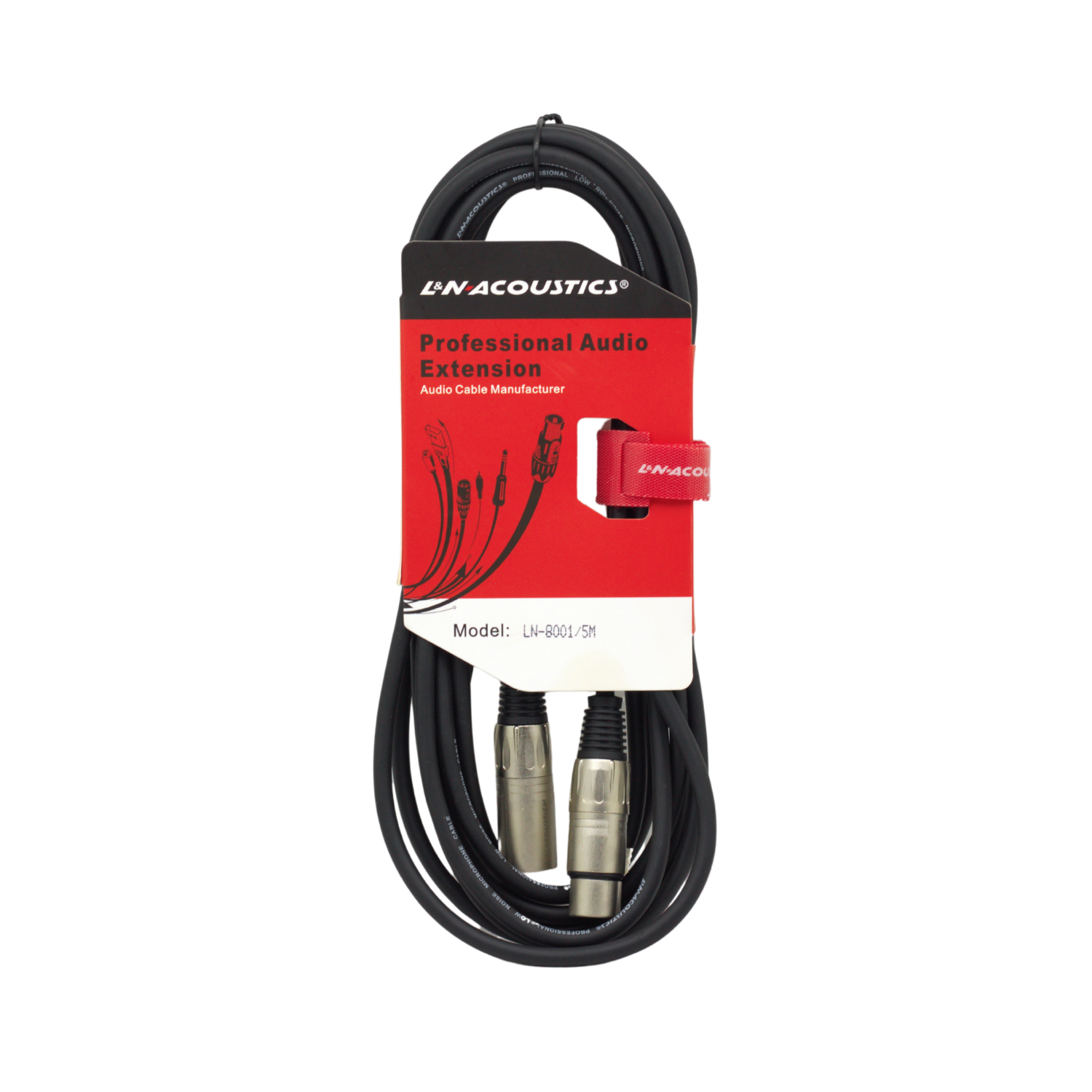 LN-80015M 5 Westor LN-8001/5M L&N-ACOUSTICS Cable Jack XLR Silver a Plug XLR Silver 5m LN-8001/5M L&N ACOUSTICS