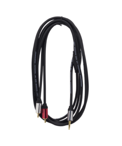 Westor LN-C0503-3M L&N-ACOUSTICS Cable Plug Estéreo 3.5mm Pin Dorado a 2 Plug RCA Pin Dorado 3m LN-C0503-3M L&N ACOUSTIC