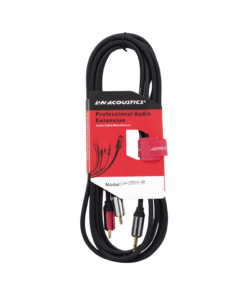 Westor LN-C0503-3M L&N-ACOUSTICS Cable Plug Estéreo 3.5mm Pin Dorado a 2 Plug RCA Pin Dorado 3m LN-C0503-3M L&N ACOUSTIC