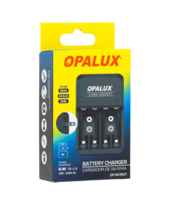 Westor OP-BC8021 Opalux Cargador de Pilas AA/AAA/9V OP-BC8021 OPALUX