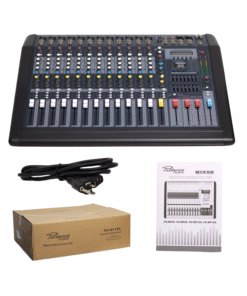 Consola de 12 Canales 2x350W USB 2xVentilador BT PZ-MP120 POTTENZA PREMIUM