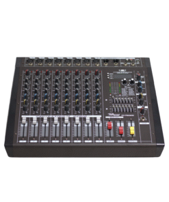 Westor PZ-YPMX809D POTTENZA Consola 8 Canales, 2 Ventilador, 2 Ecualizador, BT, Phantom 2x 350w 99 Efectos PZ-YPMX809D POTTENZA