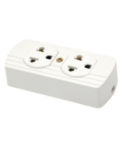 Westor U-29WH Opalux Tomacorriente Doble Universal Superficial + Tierra U-29WH OPALUX