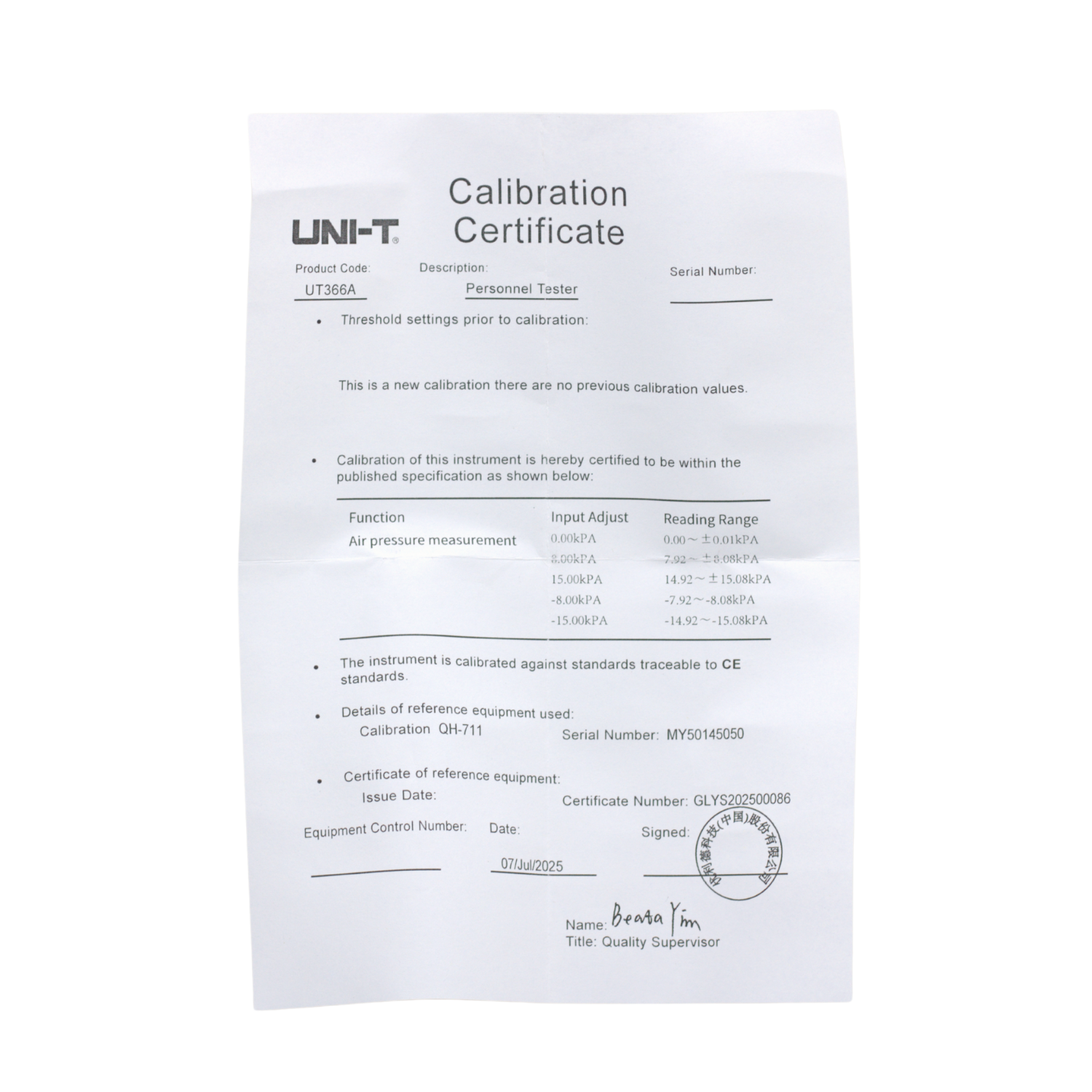 UT-366A 9 Westor UT-366A Uni-T Manómetro Digital ±15,00 kPa / ±150,0 mbar / ±0,150 bar / ±2,175 psi UT-366A UNI-T