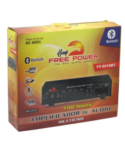 Westor YT-5019BT HAWK FREE POWER Amplificador De Audio De 100w USB, SD, FM, Mic/Bluetooth YT-5019BT HAWK FREE POWER