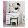 Tocador De Maquillaje Con Espejo En Forma De Corazón Blanco AJ312628 1 Westor AJ312627 Genérico Tocador De Maquillaje Con Espejo En Forma De Corazón Blanco AJ312628