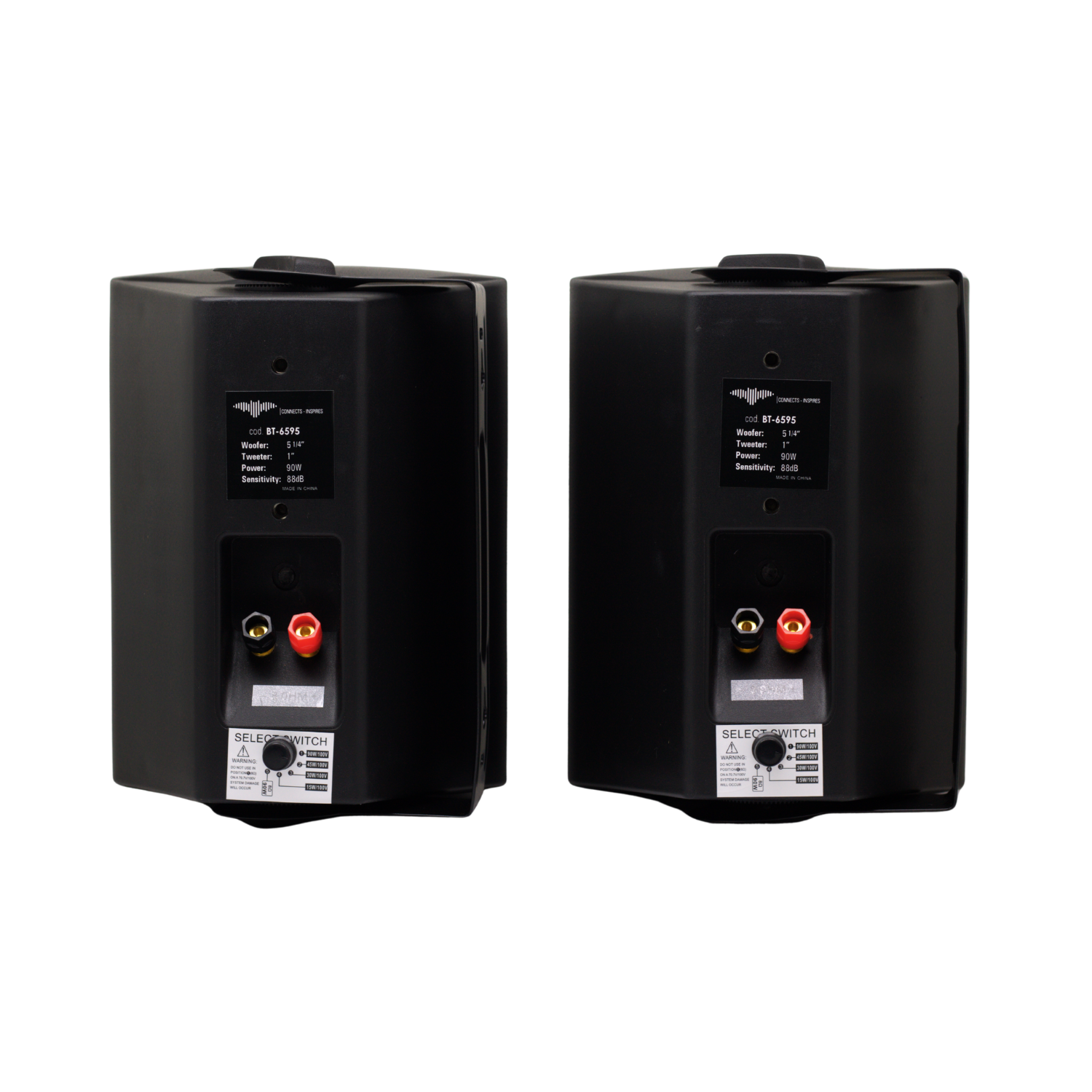 BT-6595B 4 Westor BT-6595B Batblack Parlante Ambiental 5 1/4" 180W Negro BT-6595B BATBLACK