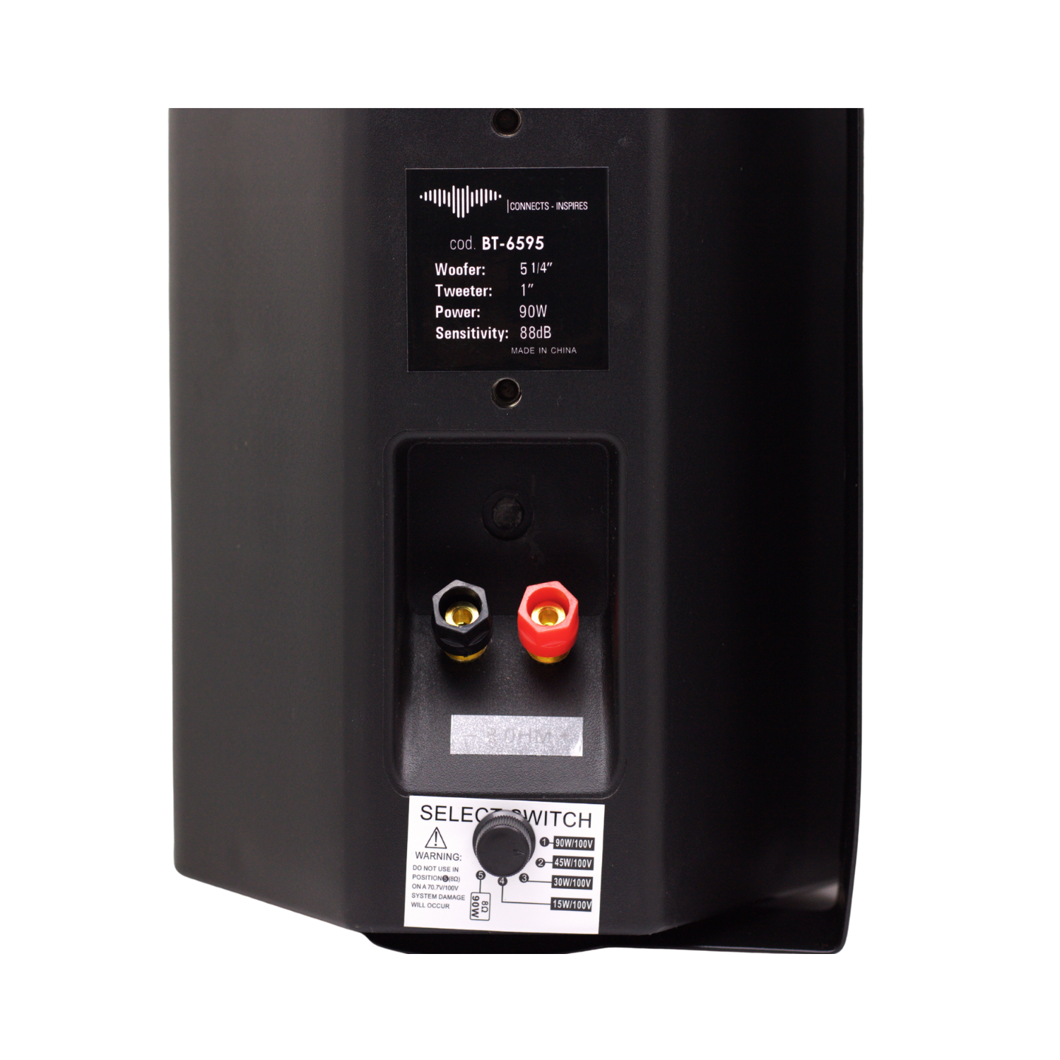 BT-6595B 5 Westor BT-6595B Batblack Parlante Ambiental 5 1/4" 180W Negro BT-6595B BATBLACK