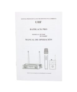 Micrófono Inalámbrico Doble UHF c/ Pantalla LCD BT-M40 BATBLACK 10 Westor BT-M40 Batblack Micrófono Inalámbrico Doble UHF c/ Pantalla LCD BT-M40 BATBLACK