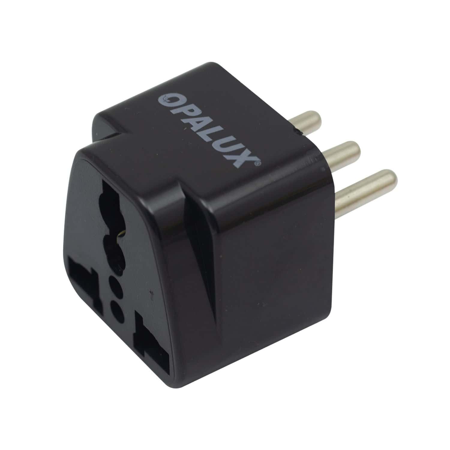 OP-603-LNG-1 Westor OP-603-LNG Opalux Adaptador Enchufe con Toma Tierra OP-603-LNG OPALUX