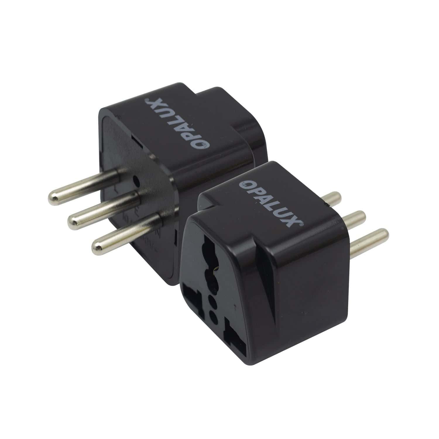 OP-603-LNG-3 Westor OP-603-LNG Opalux Adaptador Enchufe con Toma Tierra OP-603-LNG OPALUX