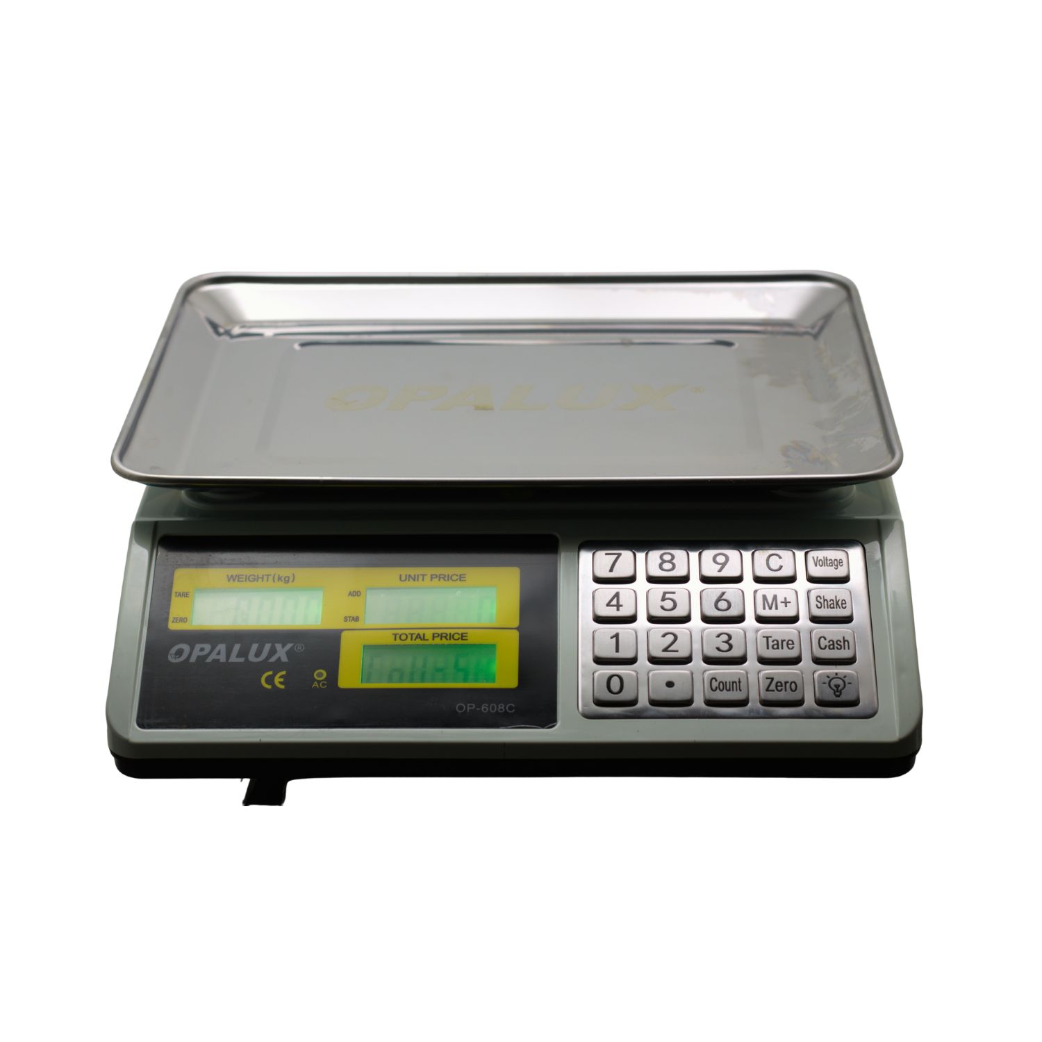 OP-608C 2 Westor OP-608C Opalux Balanza Digital Recargable Doble Display 40KG OP-608C OPALUX