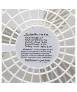 Ventilador Portátil Recargable 3 Velocidades OP-TF63-BL OPALUX 6 Westor OP-TF63-BL Opalux Ventilador Portátil Recargable 3 Velocidades OP-TF63-BL OPALUX